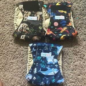 Lang spirit set of three Velcro closure, dog diapers fits small dog